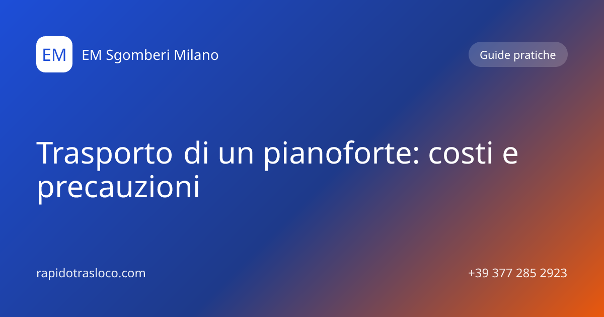 Illustrazione minimale di un pianoforte imballato pronto per il trasporto